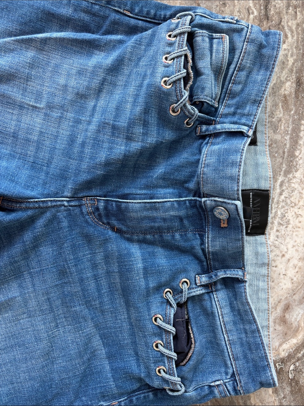 White House Black Market Girlfriend jeans, size 10, mid rise - Picture 4 of 5